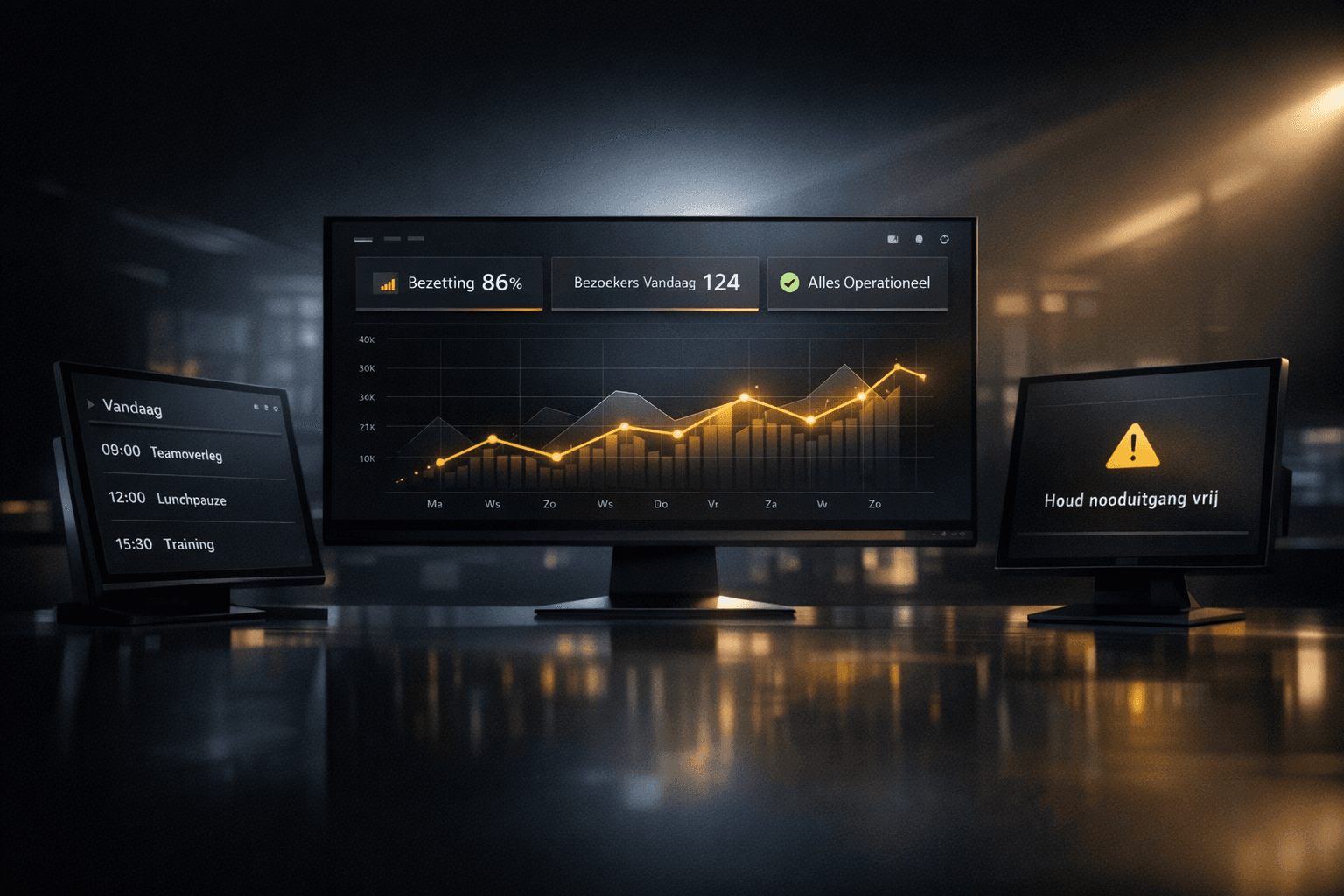 HelloBoard software voor centraal beheer van digitale informatieschermen